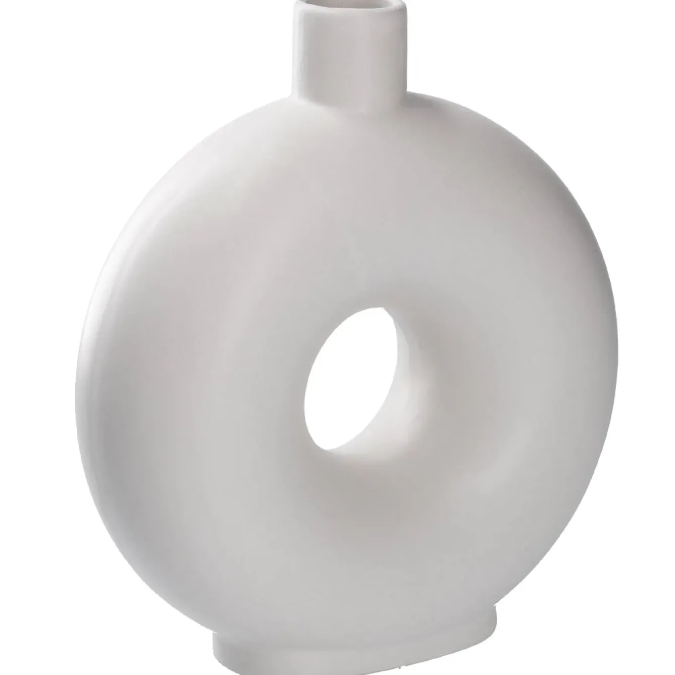 New Vase Loch, Weiß, 20 Cm Vasen & Kunstblumen