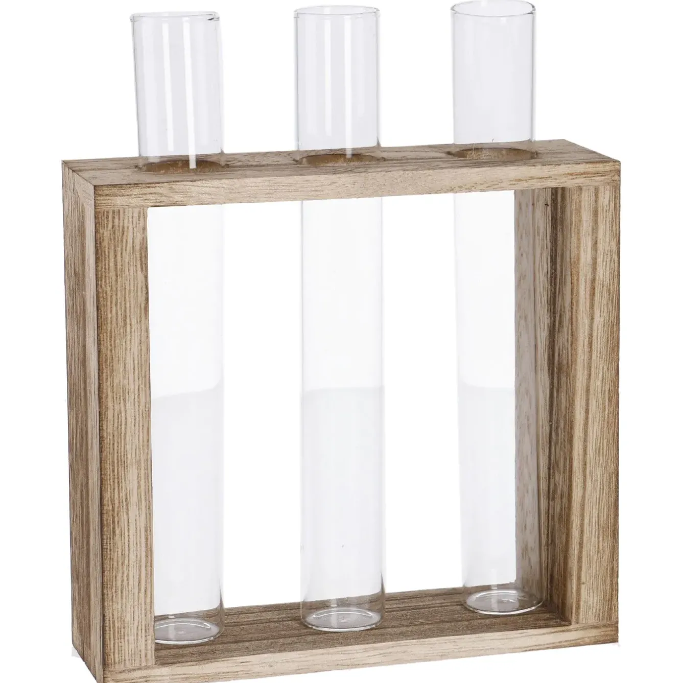 Best Vase Reagenzglas 3 Stück In Holzständer, 19 Cm Vasen & Kunstblumen|Frühlingsdeko