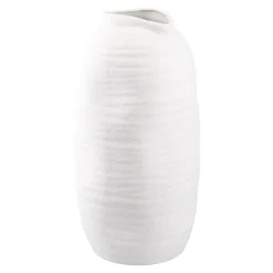 Clearance Vase Struktur, Weiß, 27 Cm Vasen & Kunstblumen|Frühlingsdeko