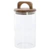 Vorratsglas Mit Holzdeckel, 1000 Ml Salty- Und Candybar|Organisation