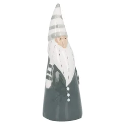 Clearance Wichtel Streifenmütze, Grün, 14 Cm Figuren|Weihnachtsdeko