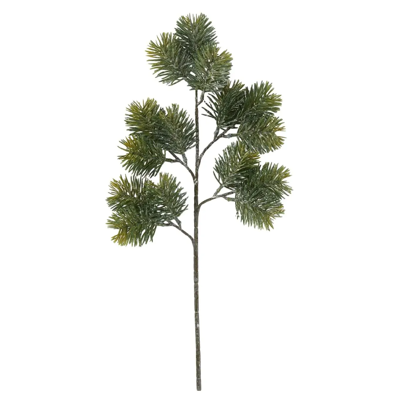Zweig Tanne/Frost, Grün/weiß, 45 Cm Vasen & Kunstblumen|Adventskränze & Zubehör